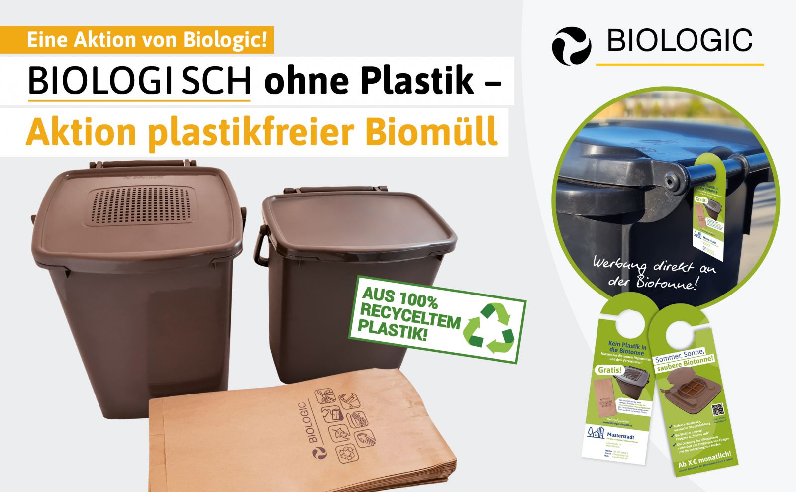 Aktion plastikfreier Biomüll