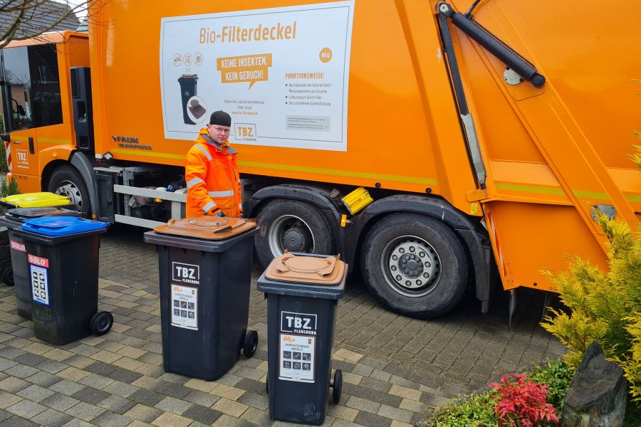 Flensburg: Bereits über 1000 Biotonnen mit Filterdeckel