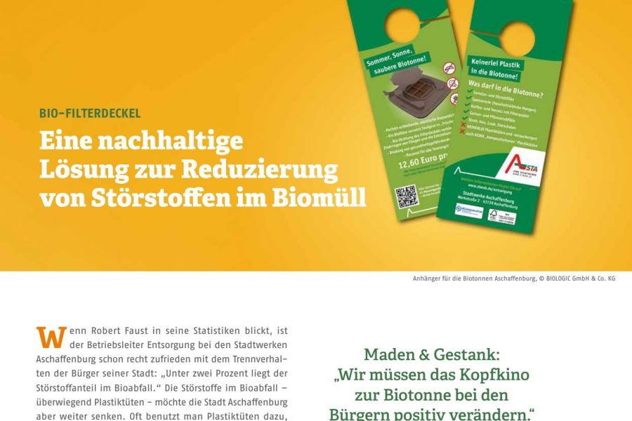 Bio-Filterdeckel: Eine nachhaltige Lösung zur Reduzierung von Störstoffen im Biomüll